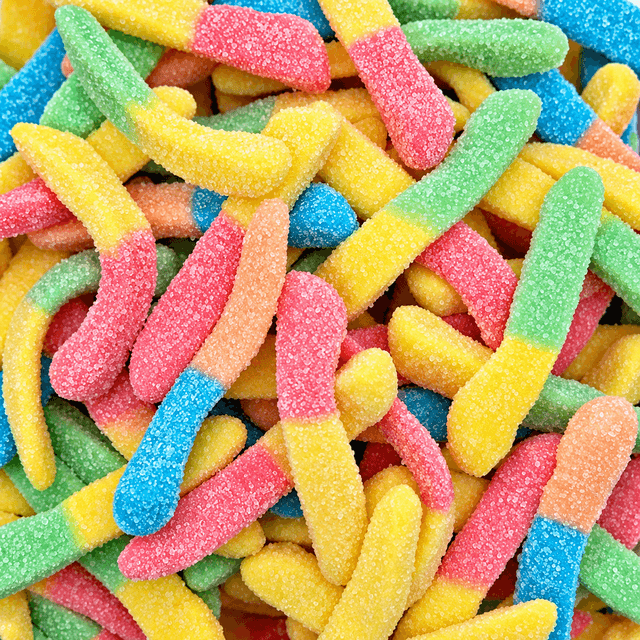 Mini Sour Neon Worms